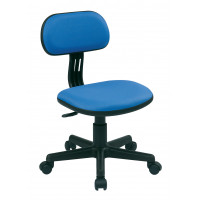OSP Home Furnishings 499-7 Student Task Chair in Blue Fabric